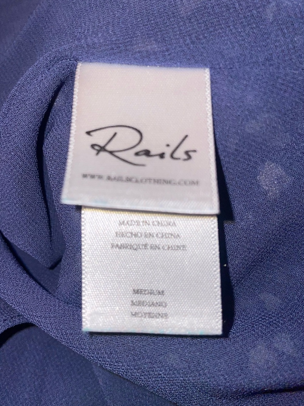 New! Rails Jade Ditzy Blue Floral Midi Dress 🩵 Medium - Picture 15 of 15